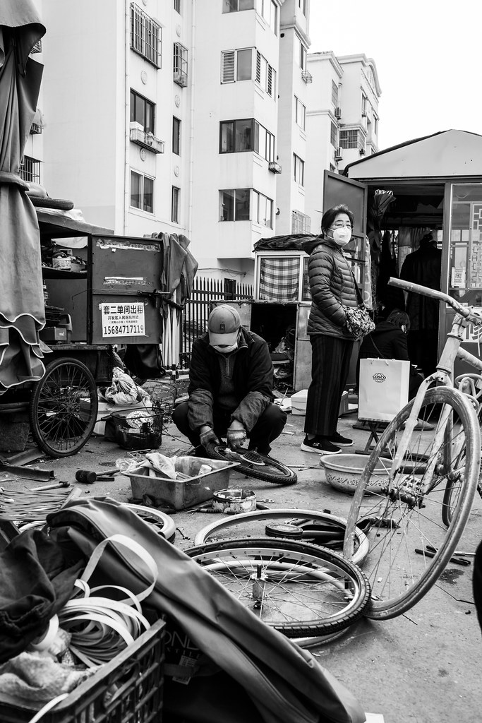 Werkzeugwand mit Fahrradwerkzeug in der Werkstatt von Prime Footwear